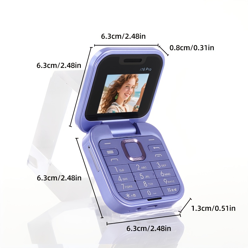 The New 2G Foldable Phone Features Dual SIM Dual Standby For Calls, Text Messages And Music, Making It Suitable For Travel, Outdoor Activities And As A Backup Phone