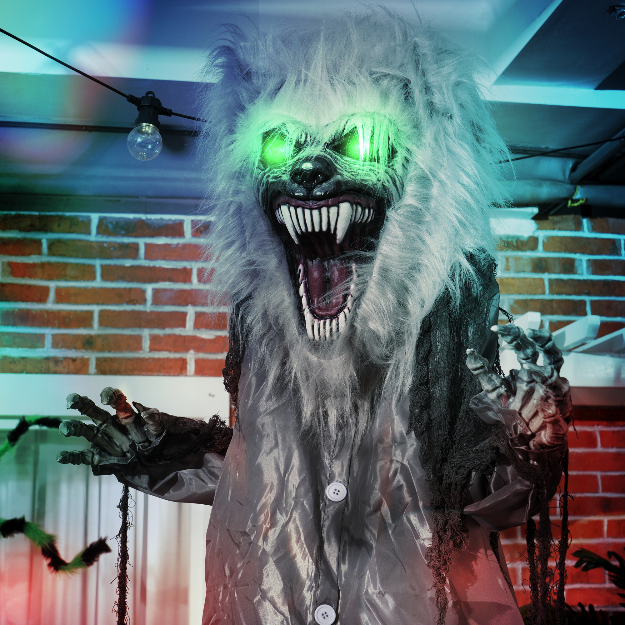 68 Skeleton Werewolf Halloween Electronic Animation Doll, Eyes Shine — image 7