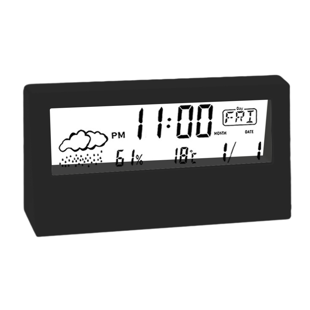 Title 1, Alarm Clock Thermo Hygrometer Clock Creative We...