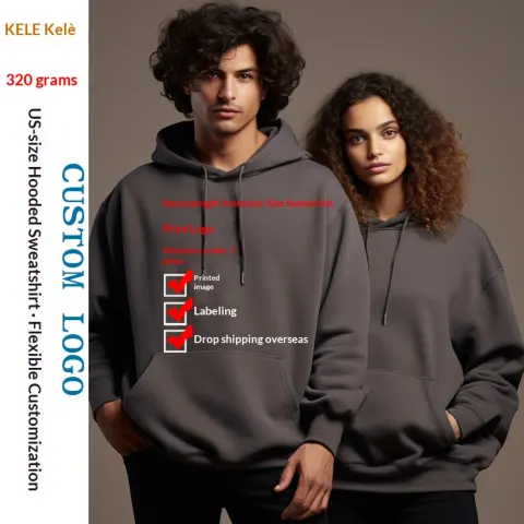 320G Heavy Size Hoodies for Men and Women Loose