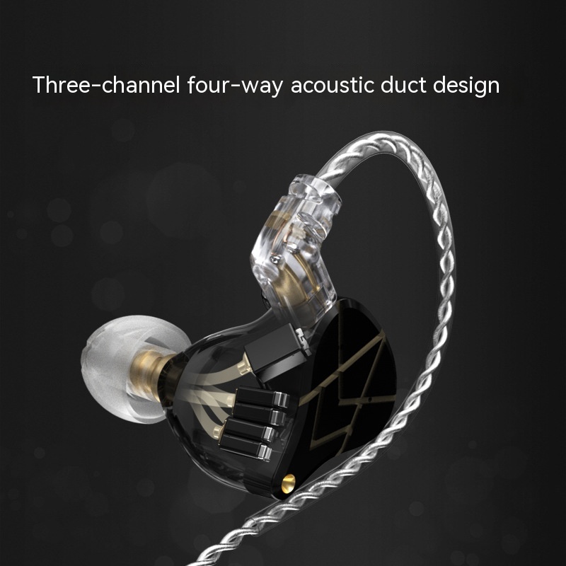 In-ear Headphones Monitor-level Noise Reduction Headset With Microphone Drive-by-wire - Image 4
