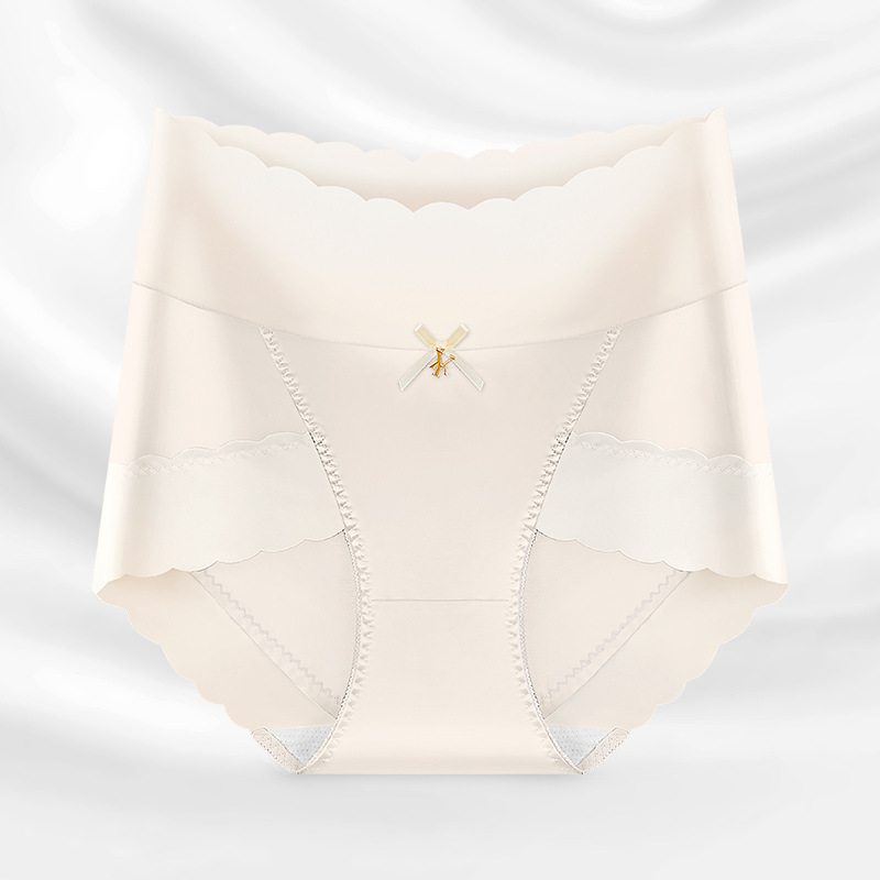 Fashion Light Luxury Satin Bow Briefs Light Skin - Shop at LoveMi