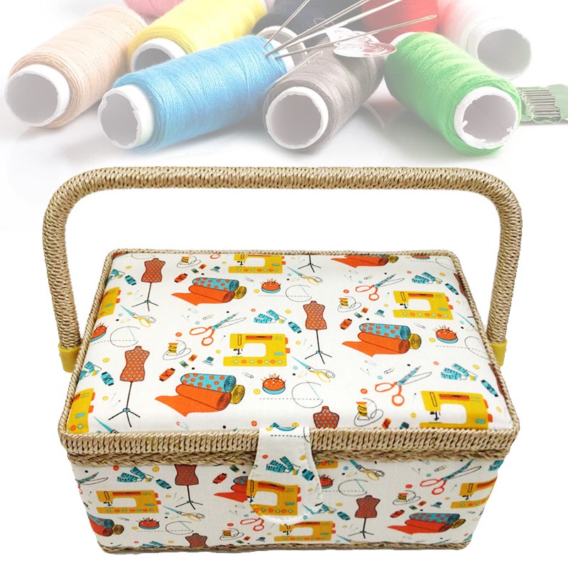 Extra Large Fabric Sewing Craft Box Storage Organizer