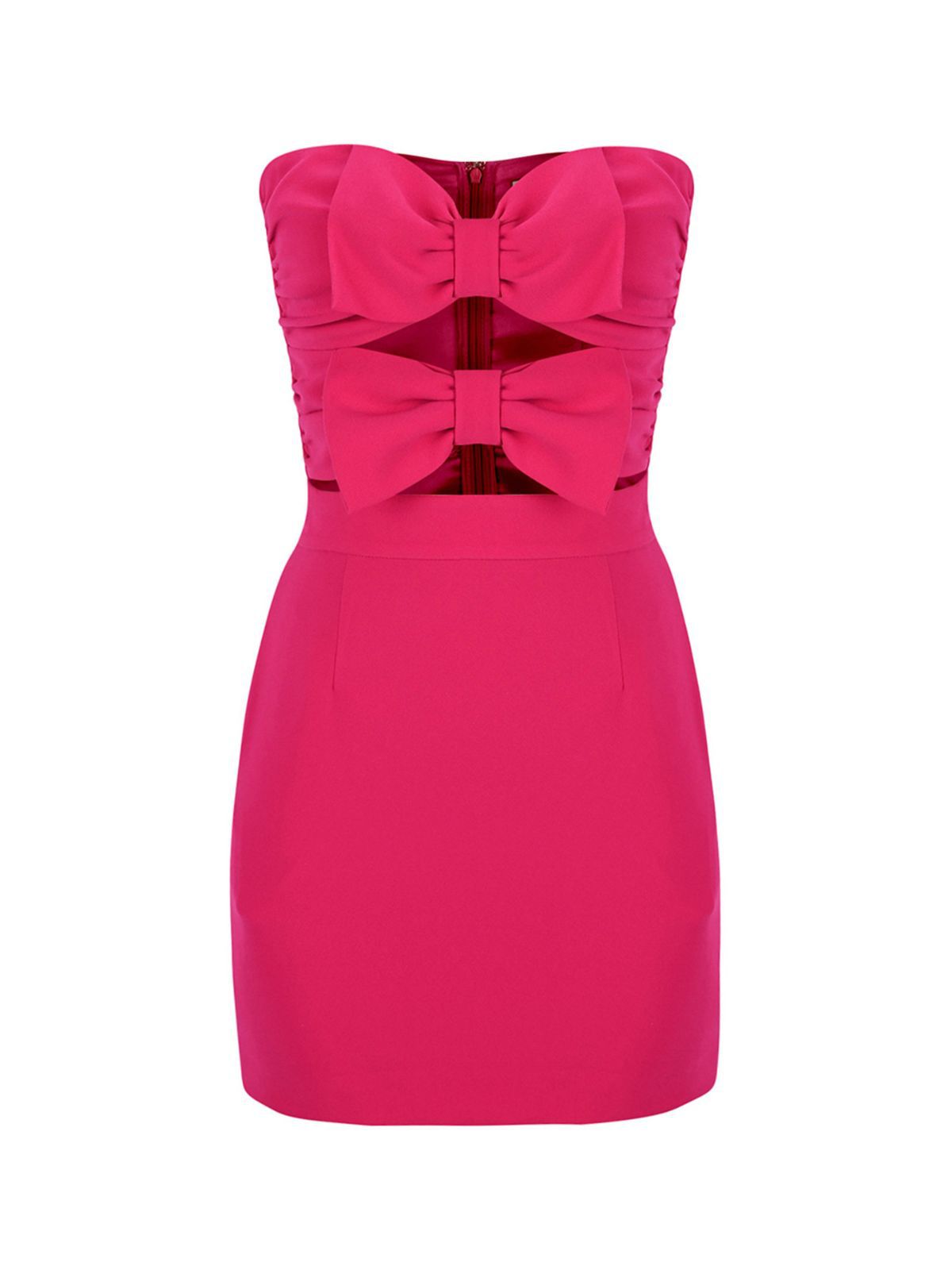 Straight Hollow Bowknot Dress Women