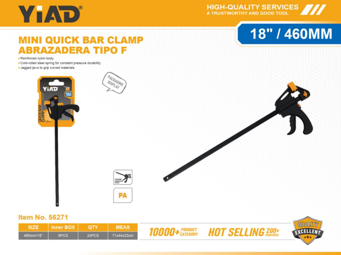 Mini Quick Bar Clamp – Only Support Self-pickup, Free Shipping Price Is Anti-auction Pric