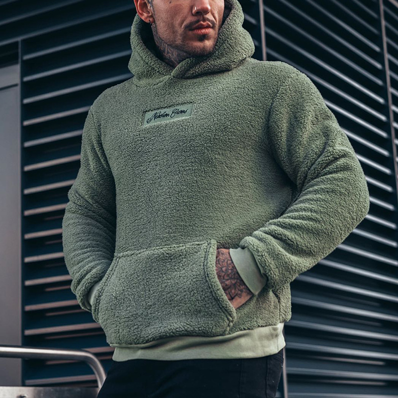 Sweat à Capuche Homme Hiver - Polaire épaisse, Fermeture Zip, Coupe Ample, Tailles S-3XL, Décontracté Et Chaud