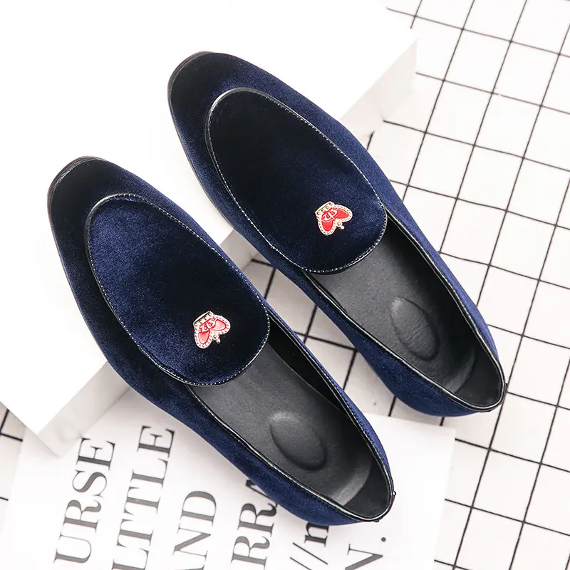 Men's Retro Korean Style Pointed Toe Dress Casual Shoes