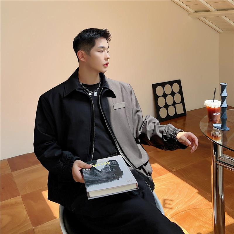 Fashion Fake Two Piece Suit Lapel Coat