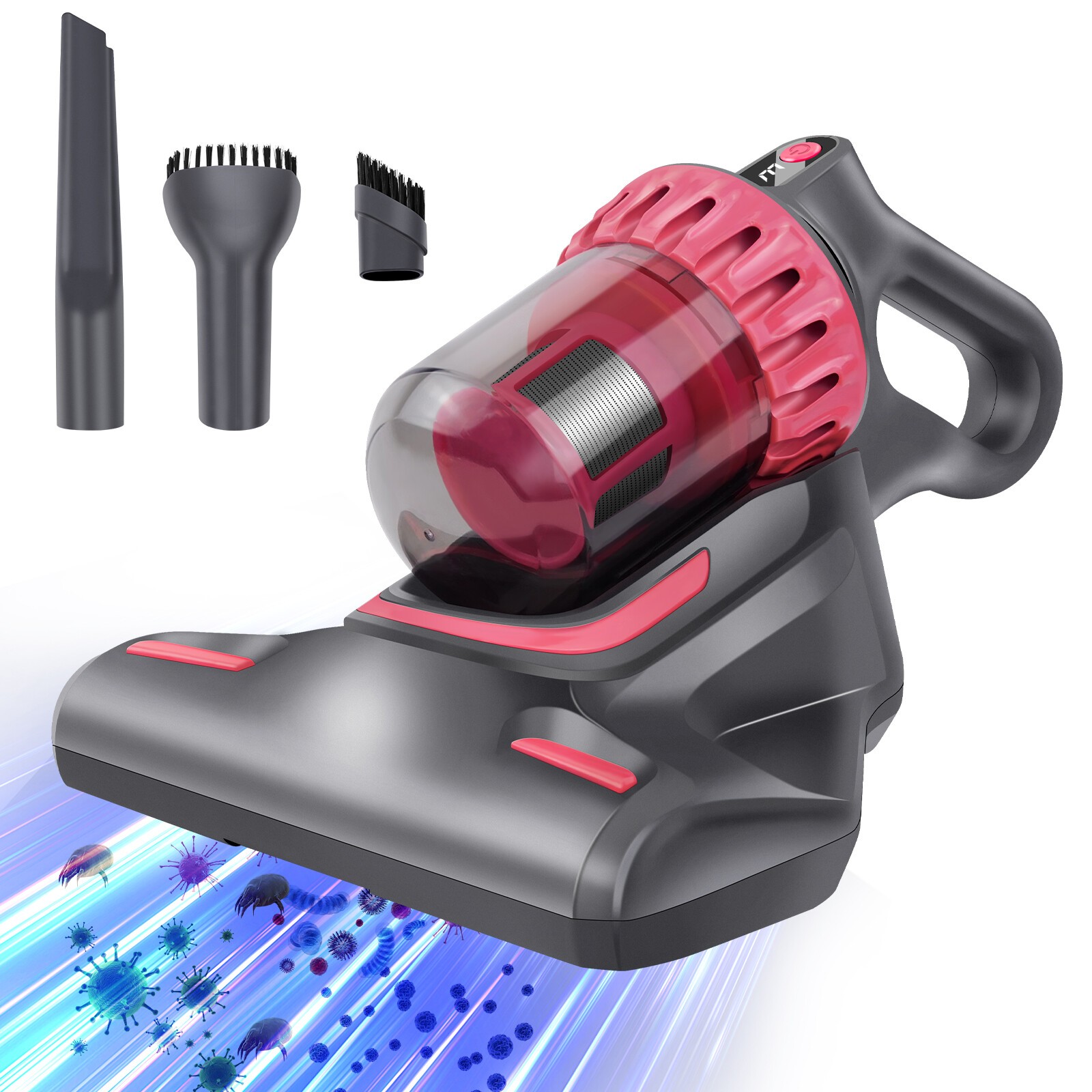 UV Mite Remover Home Bed Mattress Vacuum Sofa USB Charging Cleaner Handheld — image 2