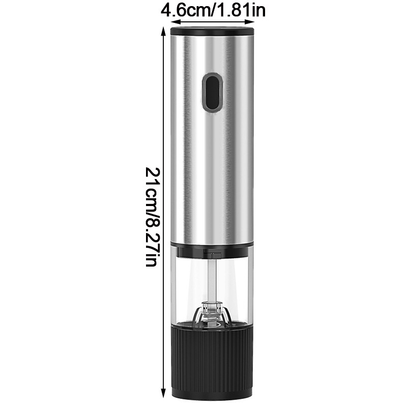 2PCS Electric Salt And Pepper Grinder Auto Mill Shaker Adjustable Coarseness V — image 12
