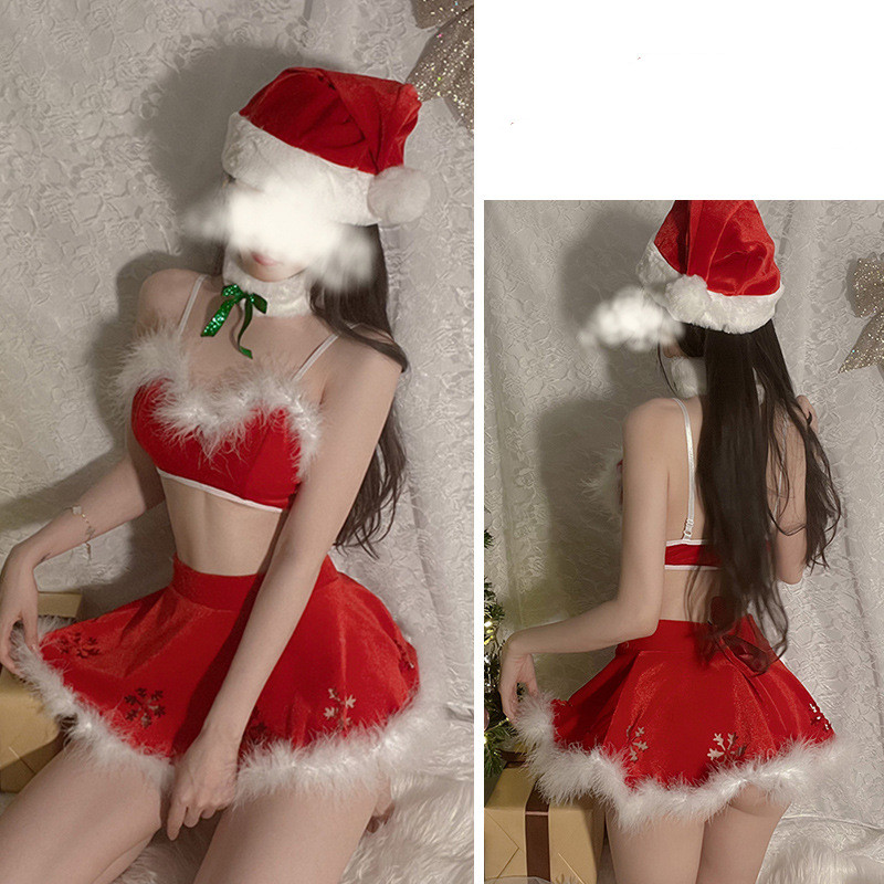 Title 6, Underwear Christmas Cute Velvet Nightdress