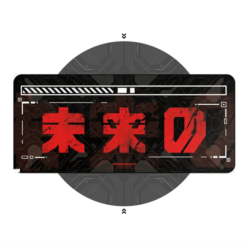 Futuristic Design Black Red Waterproof Gaming Mouse