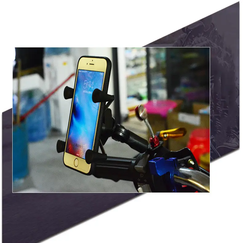 Motorcycle Rechargeable Mobile Phone Holder Convenient