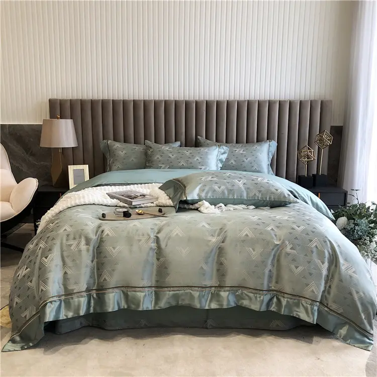 Pure Cotton Four-piece Light Luxury Simple Spring