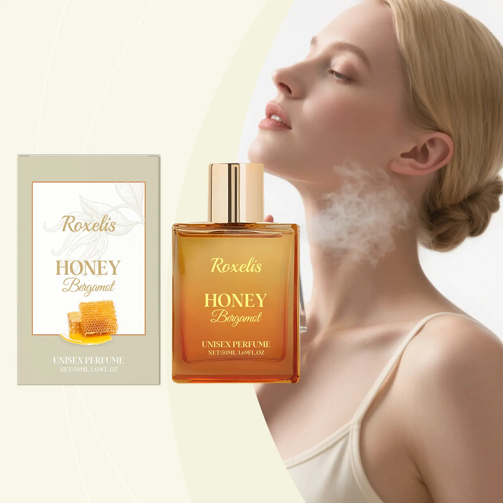 Unisex Honey Bergamot Perfume Long-Lasting Light