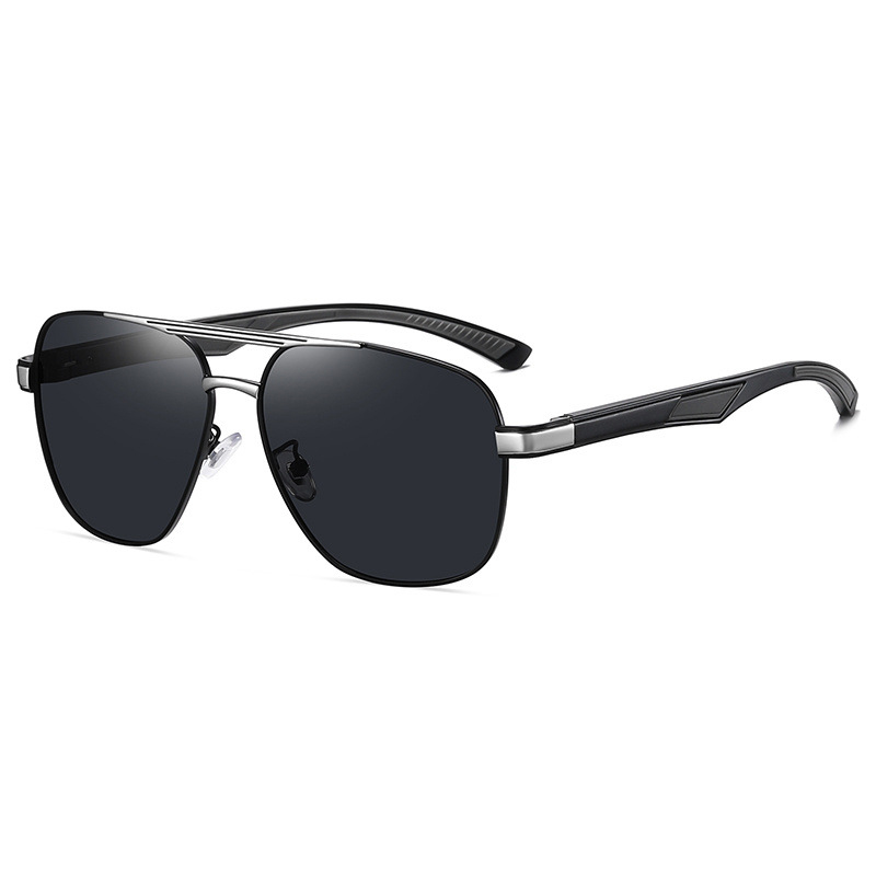 Men’s Big Face Anti-Glare Anti-UV Polarized Sunglasses