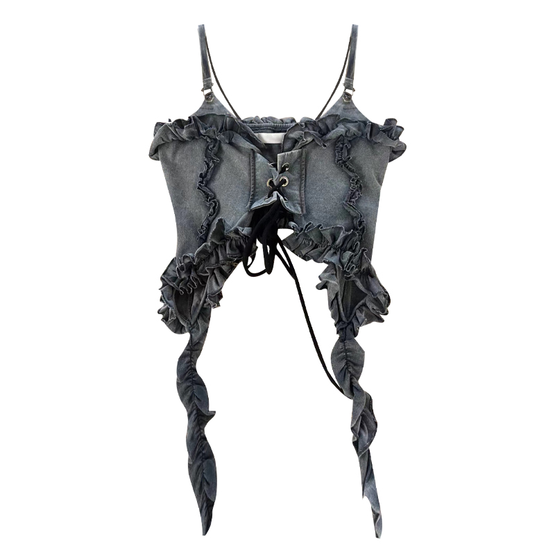 Wooden Ear Temperament Pulls The Younger Sister's Small Sling Retro