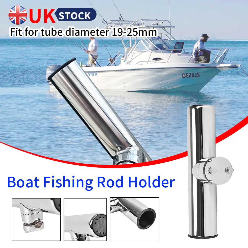 19-25mm Fishing Rod Holder Stainless Steel Rail