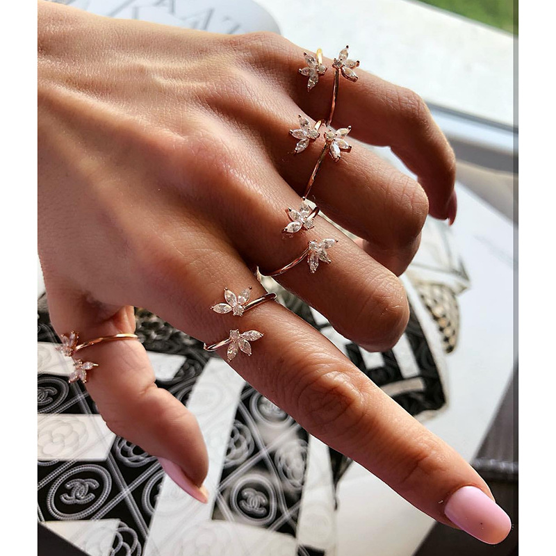 Simple And Exquisite Cold Wind Adjustable Ring