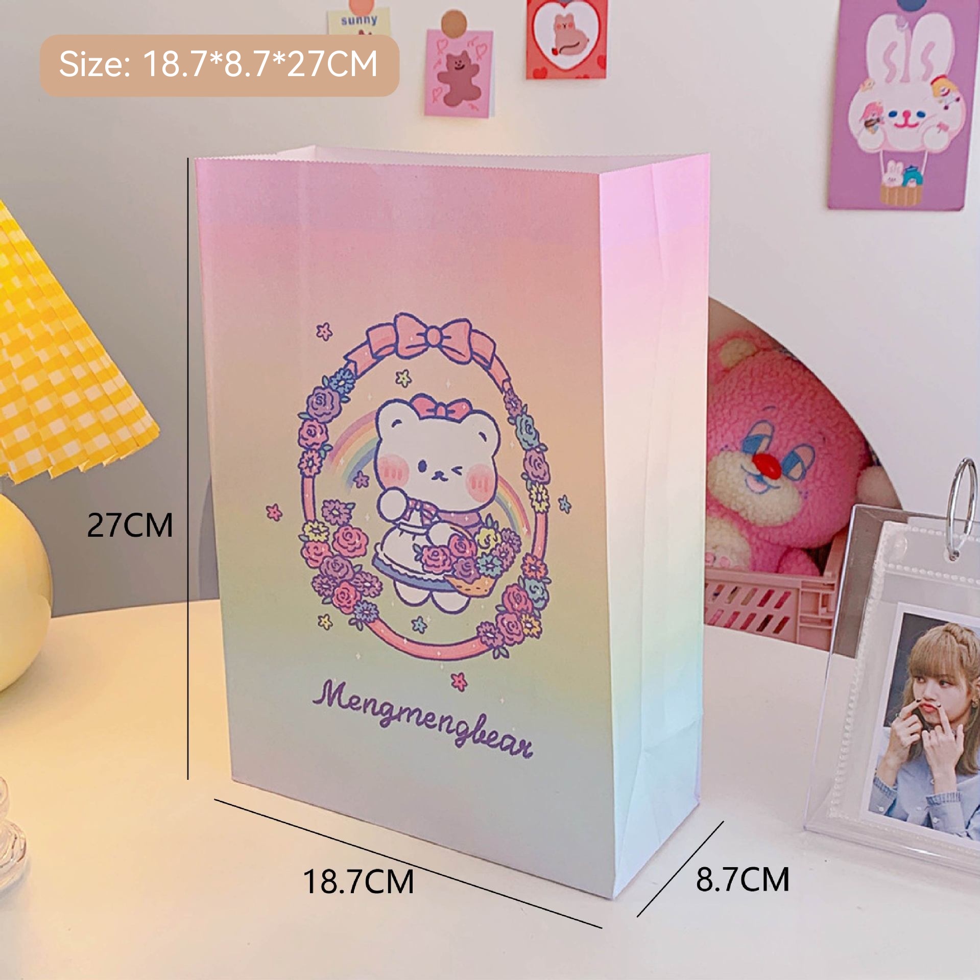 Cute Cartoon Teenage Girl Creative Gift Gift Bag