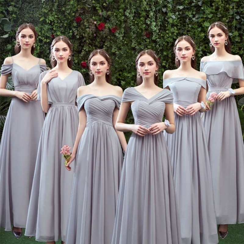 Title 2, Bridesmaid Long Gray Bridesmaid Sisters Wedding...