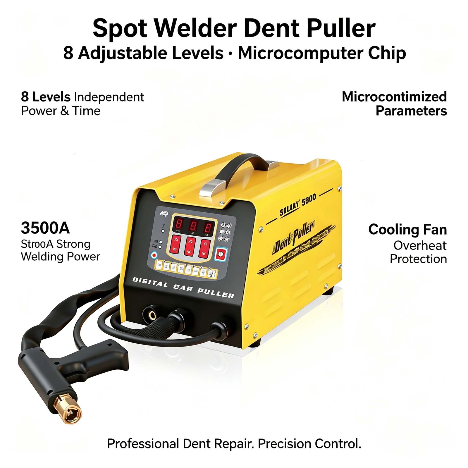 3500A 230V Dent Puller Spot Welder Auto Stud Welding Machine 8 Modes Available — image 5