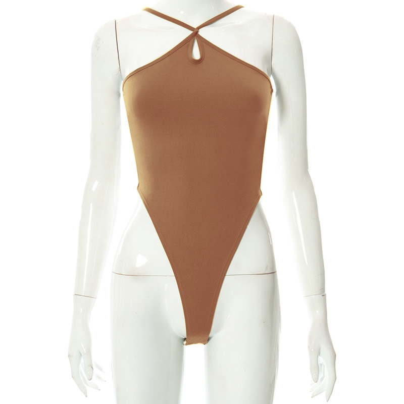 Women’s Lace Up Large Backless Bodysuit