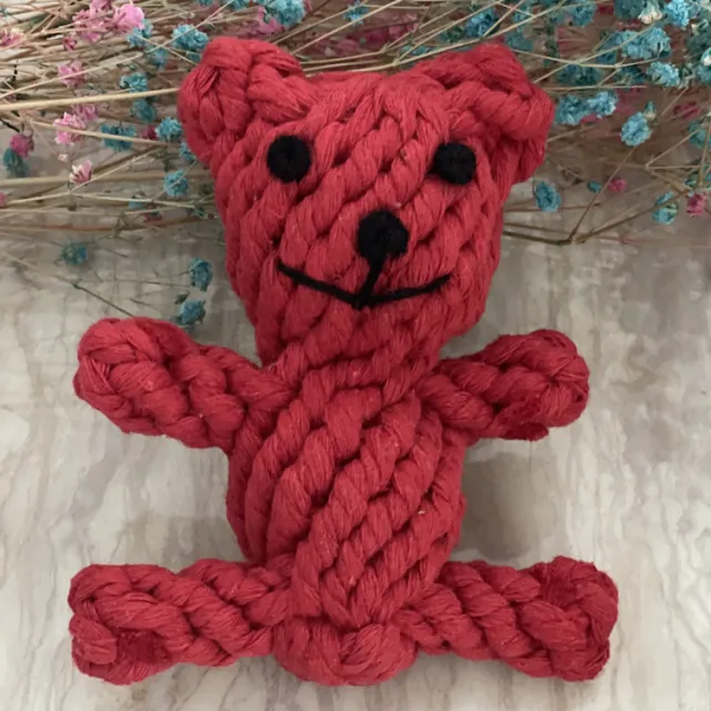 Hand knitted Christmas Suit Pet Molar Stick Crutch - Shop at LoveMi