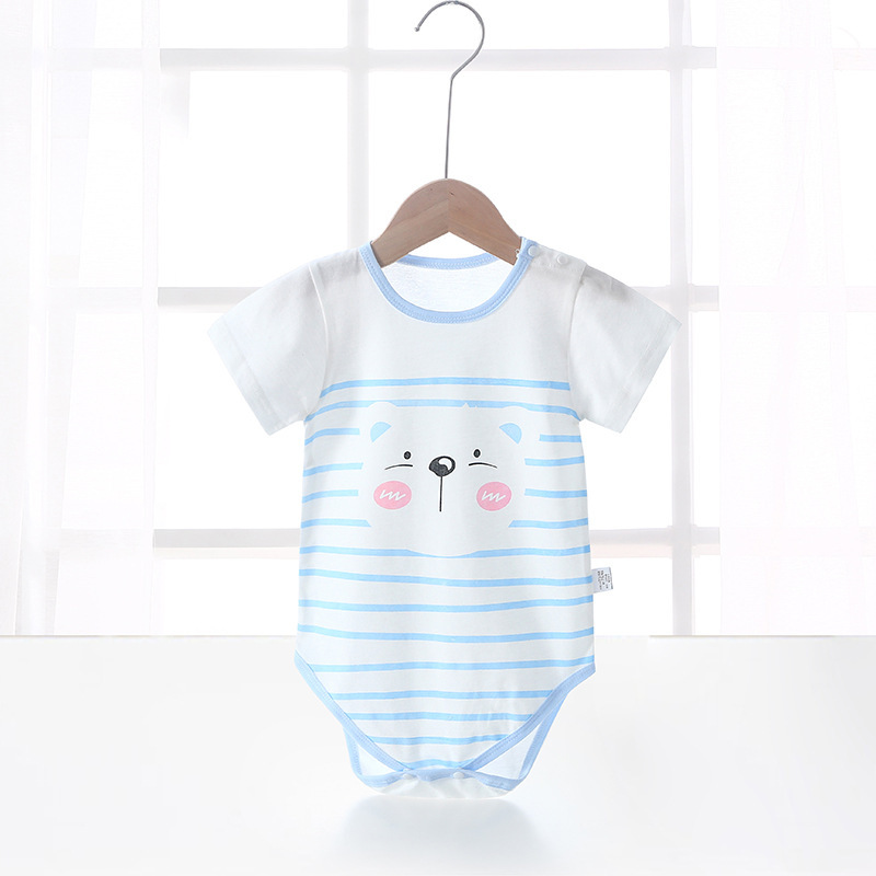 Men's And Women's Baby Short-sleeved Romper Romper