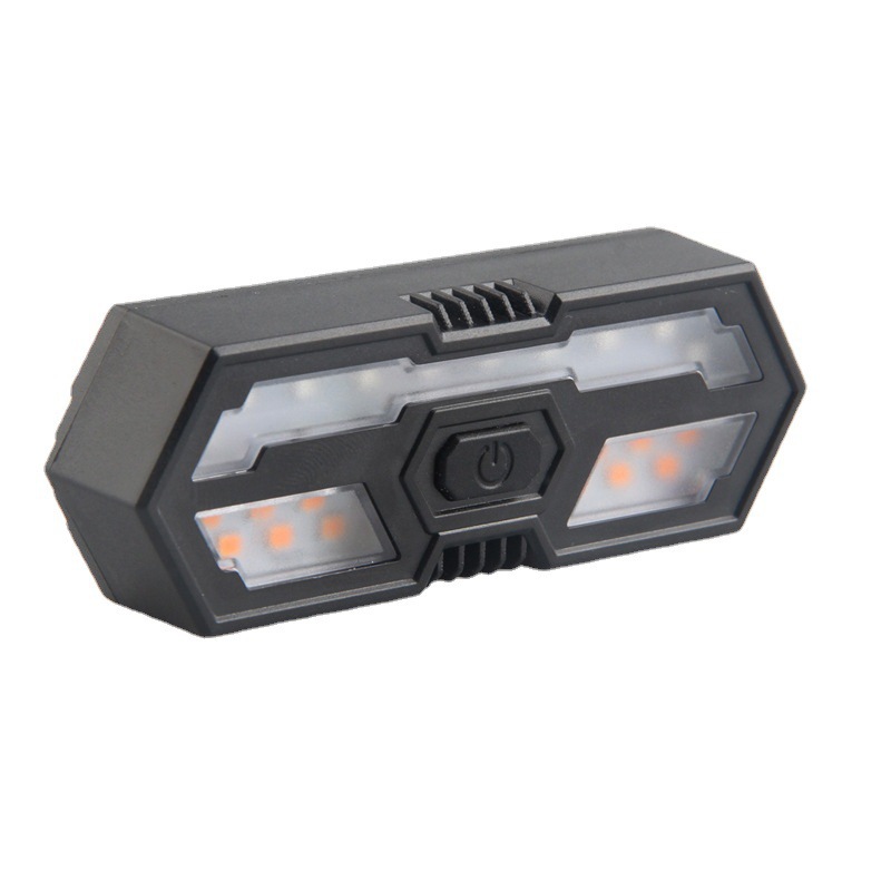 Remote Control Steering Tail Light USB Charging Waterproof Highlight With Horn Warning