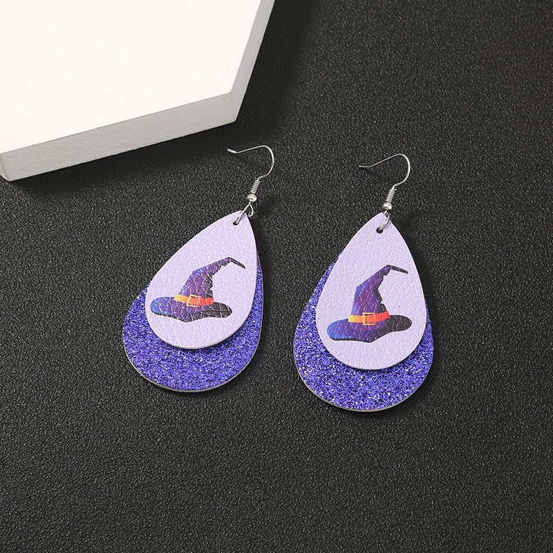 Simple Geometric Personality Halloween Earrings