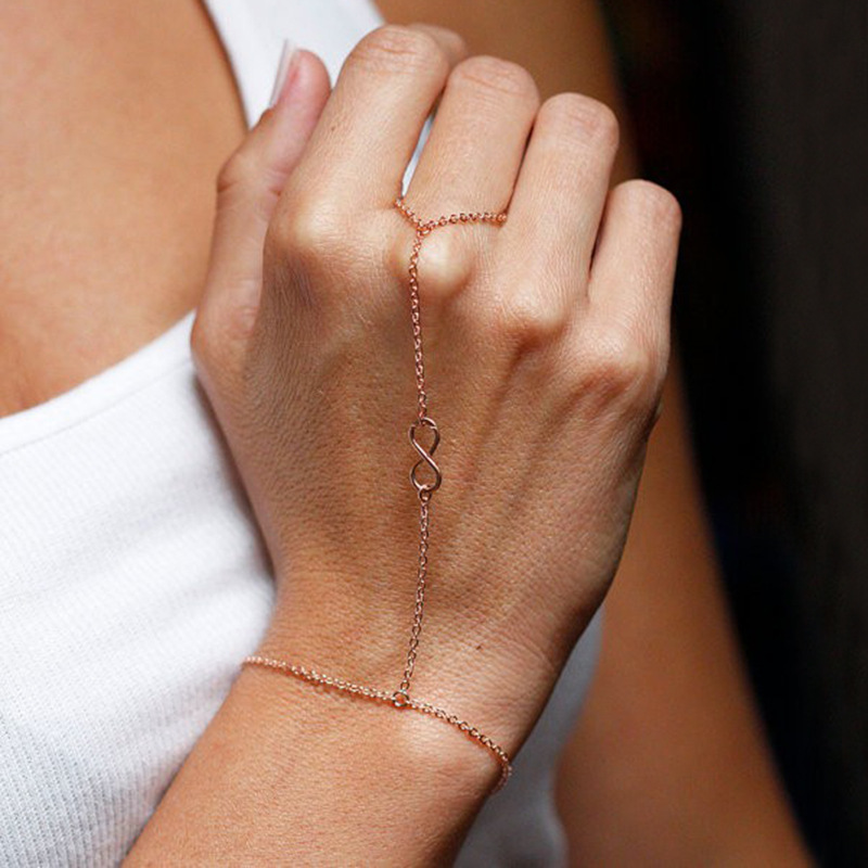 Simple Finger Bracelet Bow Female Ornament