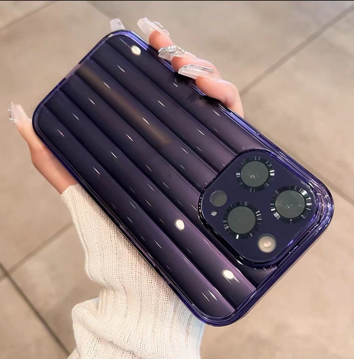 Transparent Solid Color Airbag Anti Drop Phone Case - Image 5