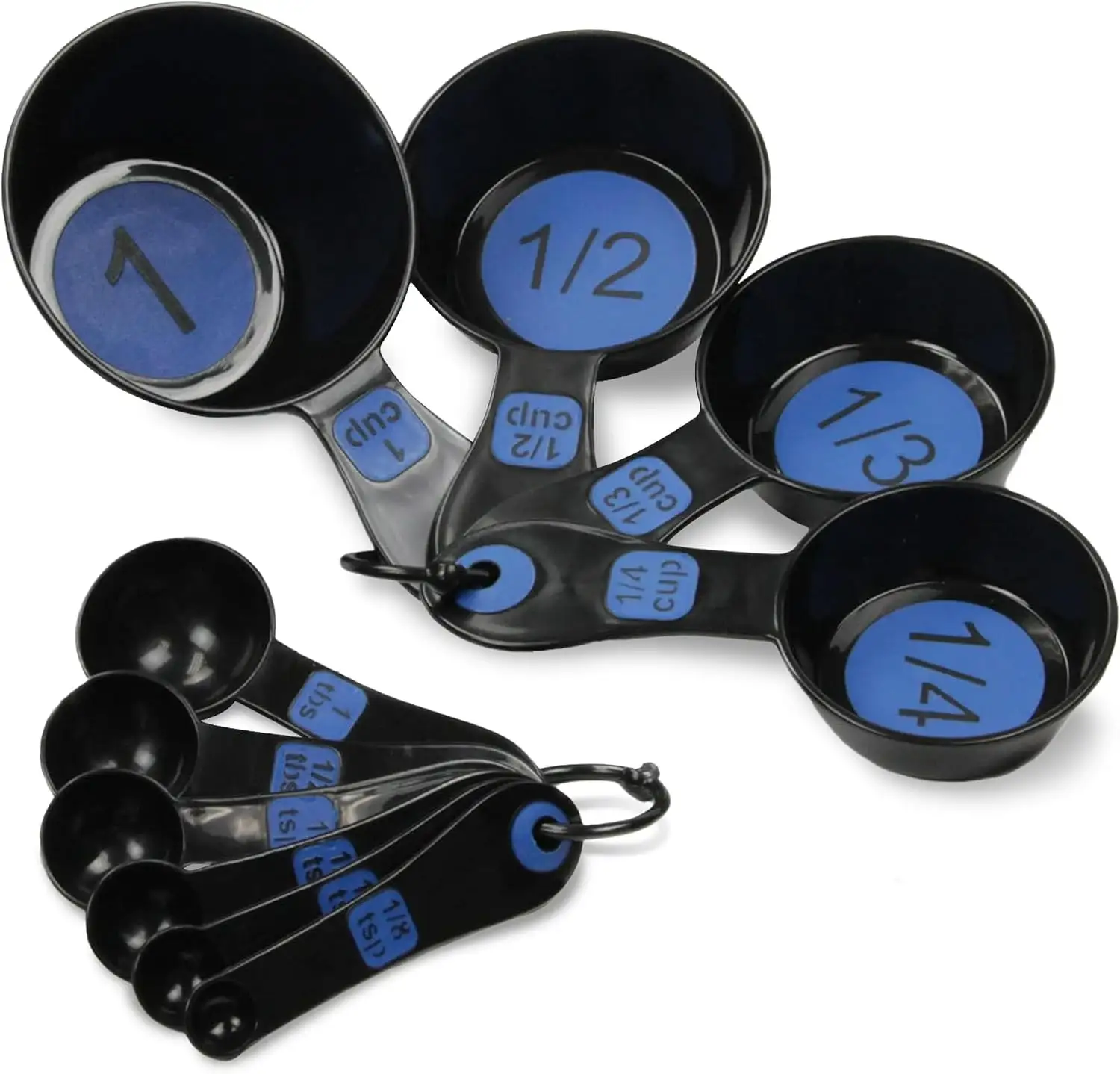 10 Pack Easy Read Plastic Measuring Cup