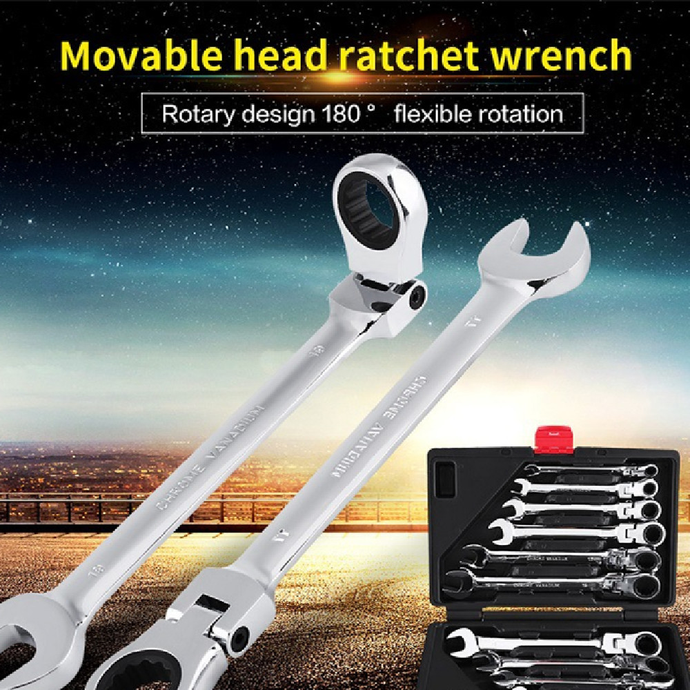 12PC Dual-purpose Ratchet Wrench Activity Auto Repair Tool — foto 3