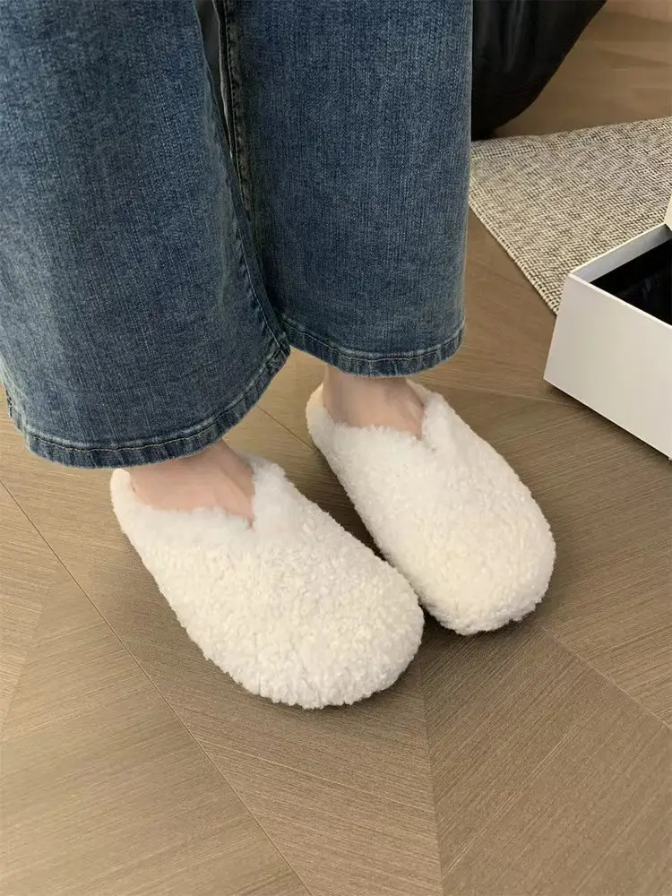 Furry Home Cotton Shoes Women, 2026 Spring