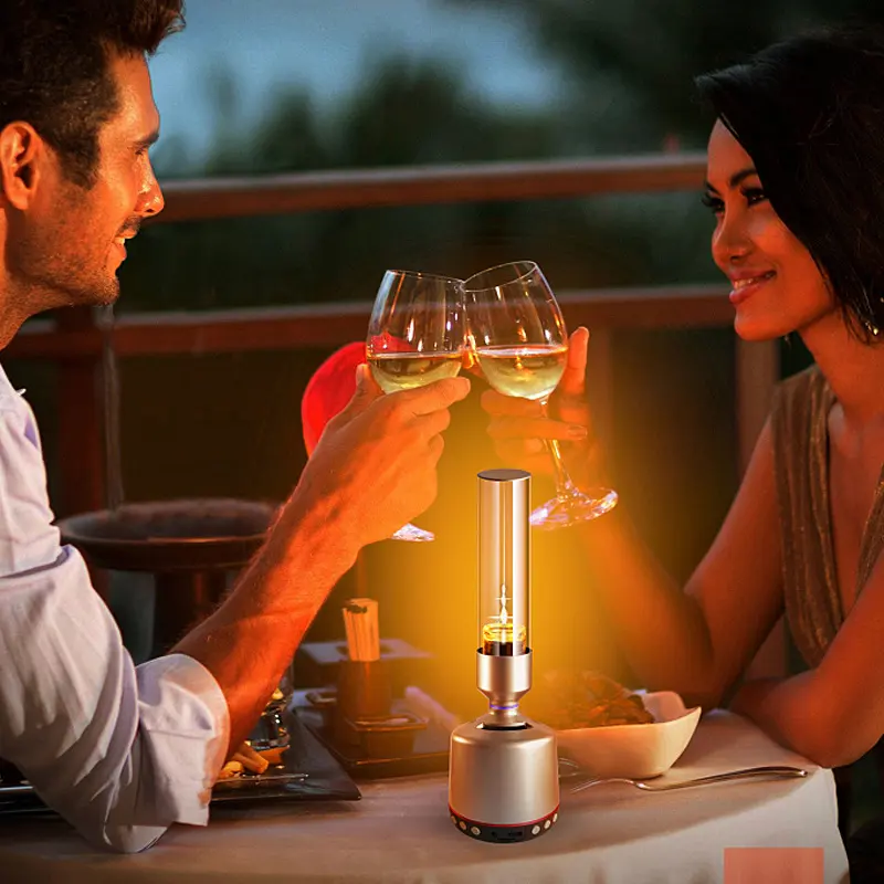Candlelight Bluetooth Speaker Night Light Atmosphere