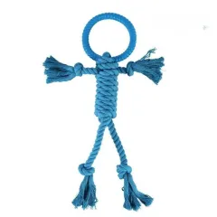 Modern Dog Bite Toy Tear-resistant Solid Colour Dog Chew Toy Universal Pet Puppy Dog Chewing Toy - Blue - View 1
