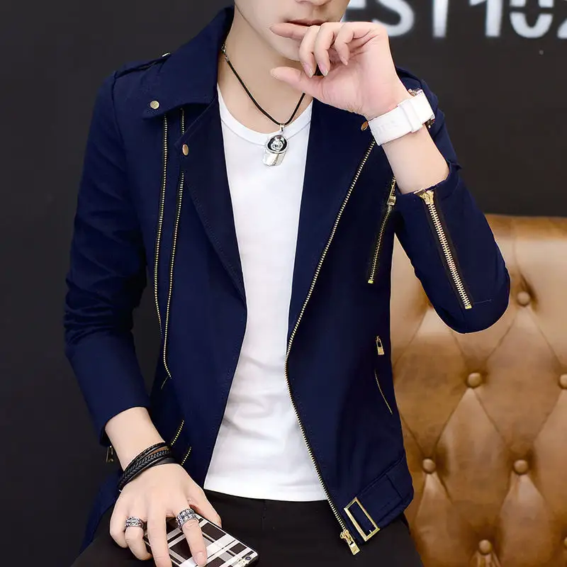 Jacket Men Spring and Autumn Korean Style Top Clothes