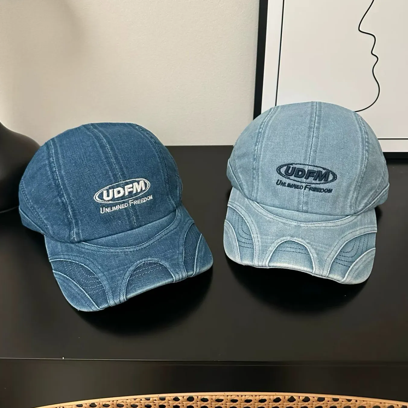 American-style Vintage Water-washed Texture Baseball Cap