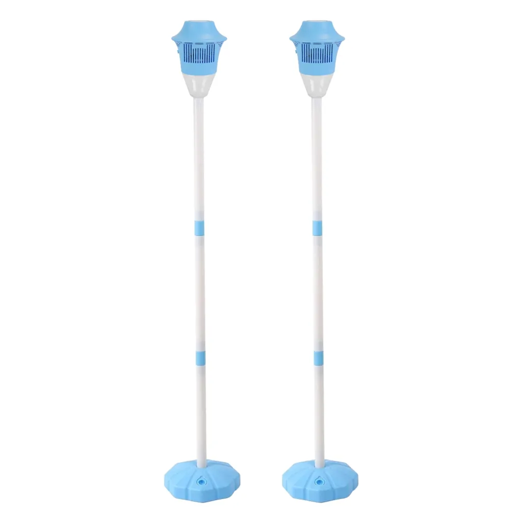 2Pack 3 In 1 Standing Bubble Machines With Colourful Lights And Music Rechargeable Bubble Maker Stands With 2 Modes 3 Adjustable Height For Party We...