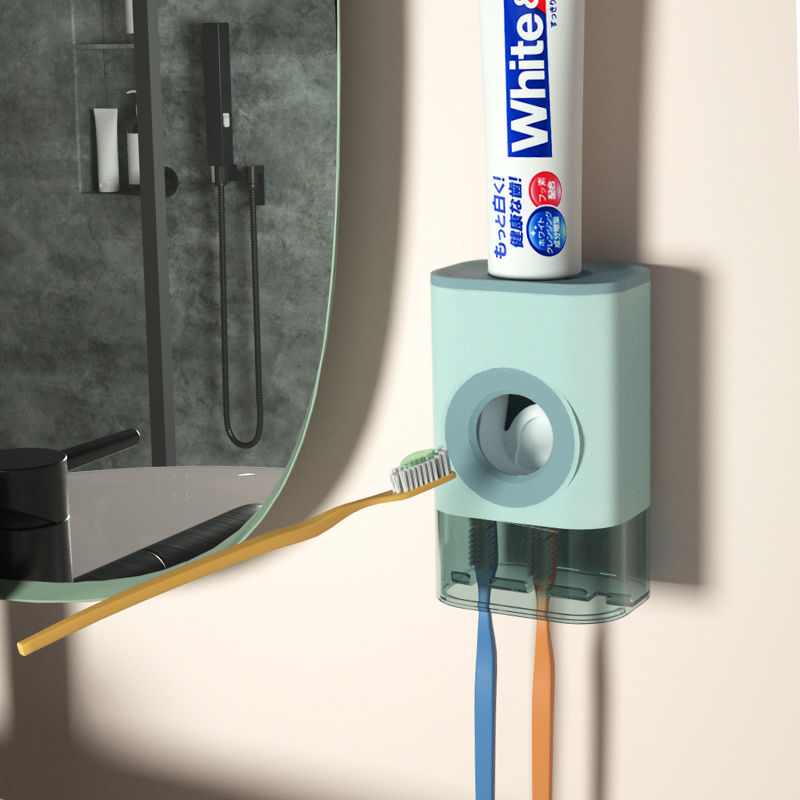 Automatic Squeeze Toothpaste Toothbrush Hanger Lazy Cute Simple