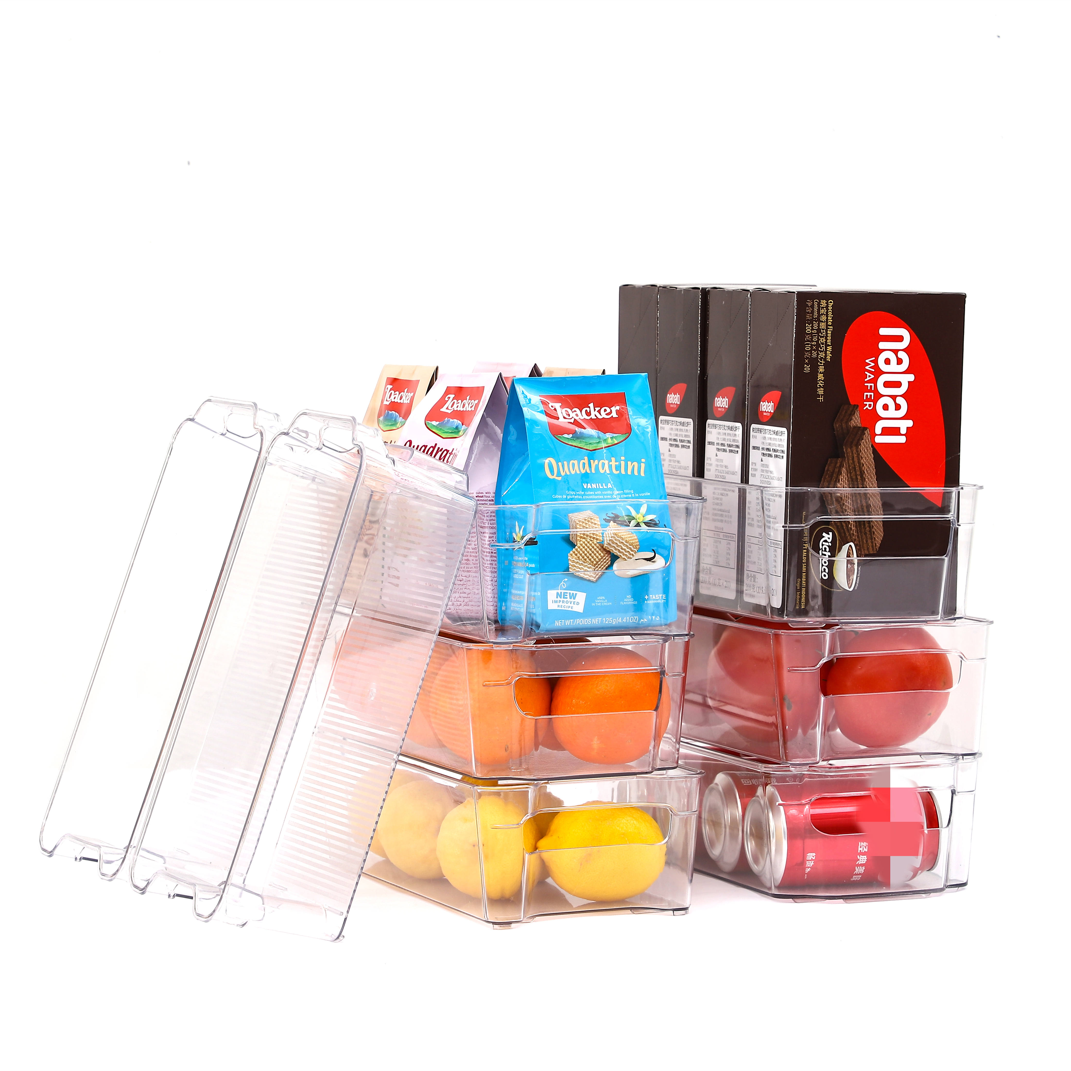 Title 3, 8pcs Refrigerator Organizer Small Size Fridge B...