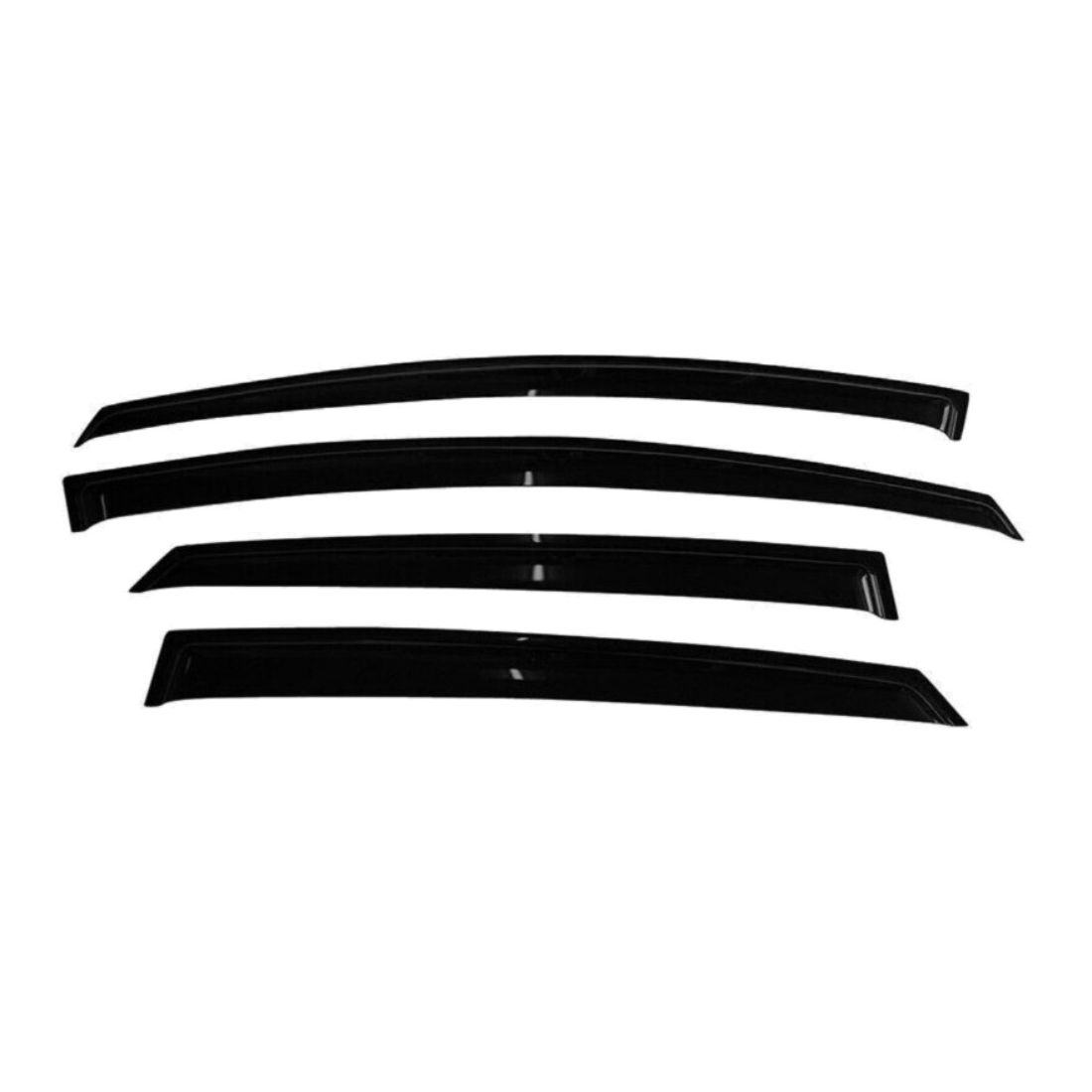 For 12-18 Ford Focus Acrylic Window Visor Vent Sun Rain Deflector Guard 4PCS Set — foto 6