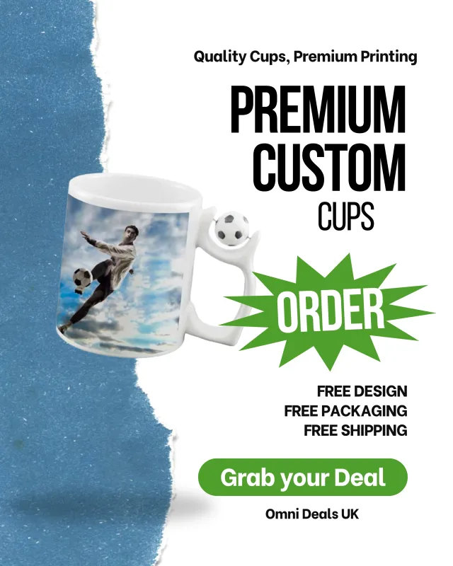 Custom Football Mug Personalized Soccer Cup With Photo And Team Logo Gift For Fans Footbal - Shop at LoveMi