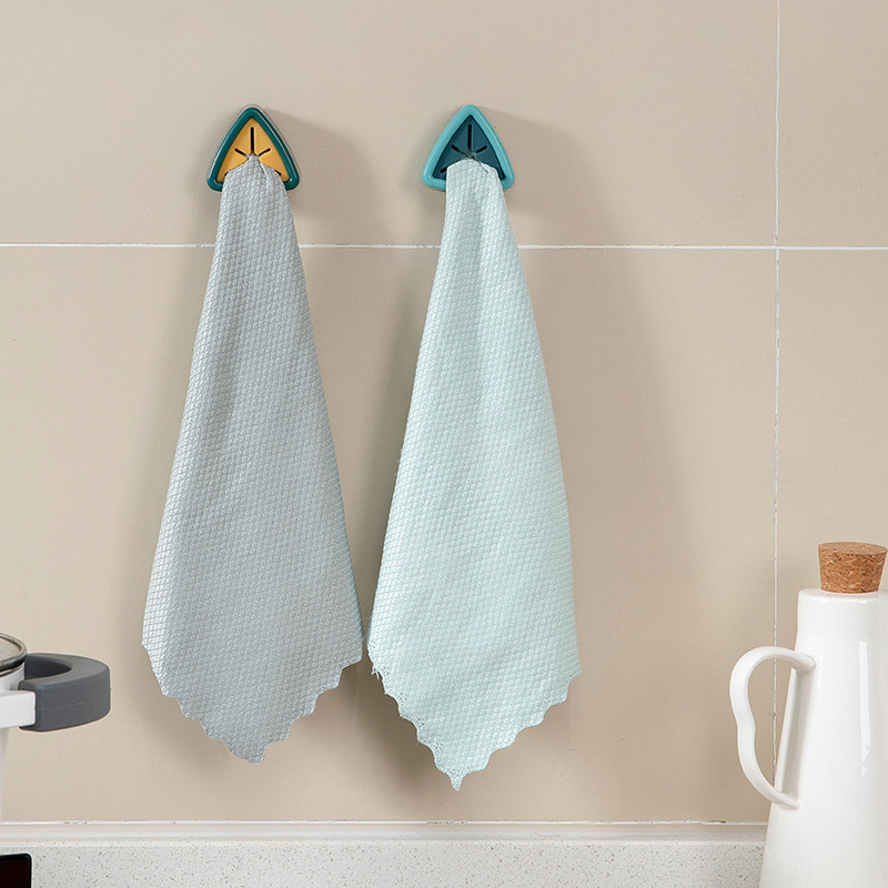 Title 2, Kitchen Creative Towel Rack Free Perforated Sto...