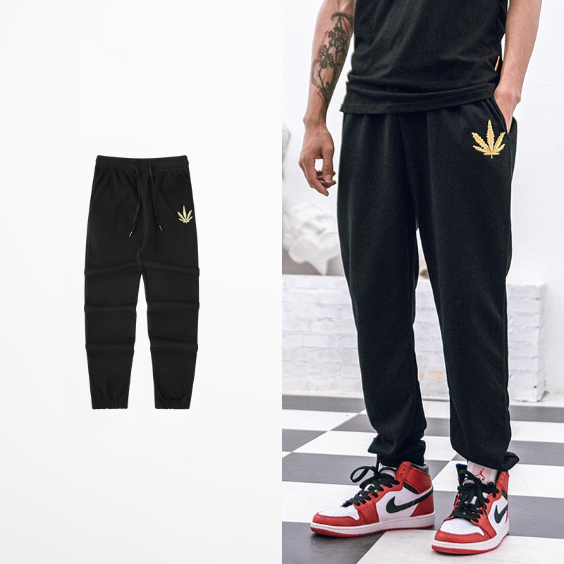 Trousers Couple Casual Pants Hiphop Strapped Sports Pants Trend