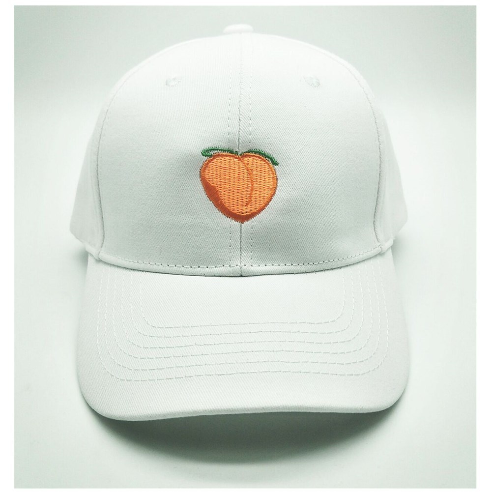 Title 4, Peach embroidery hat