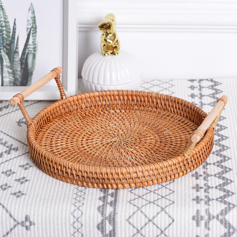 Title 1, Vietnam autumn vine woven storage fruit plate