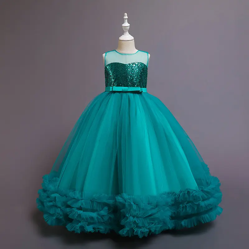 Children's Dress Skirt Summer Girls Sequined Wedding